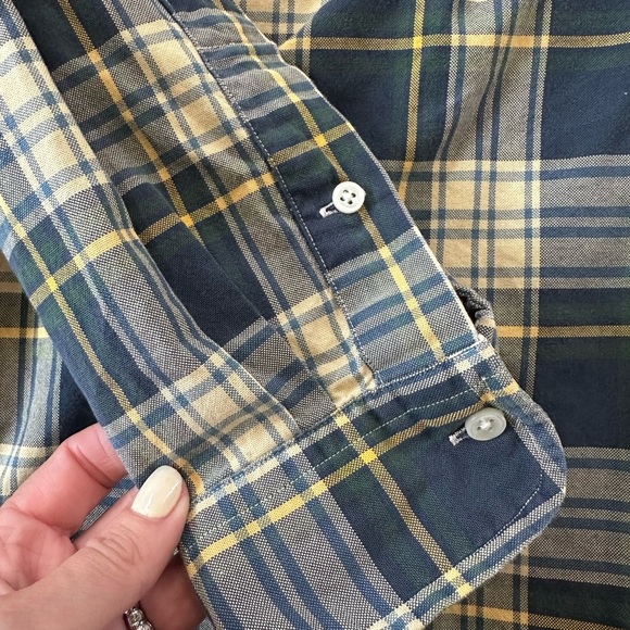 Ralph Lauren Embroidered Logo Plaid Button Down Shirt - Picture 5 of 7